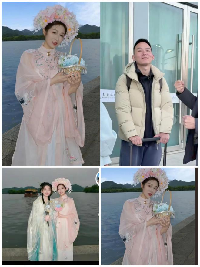 播谢爸带孩子头发白了！邻居透露现任近况麻将胡了试玩平台谢妈杭州拍古装照学直(图9)